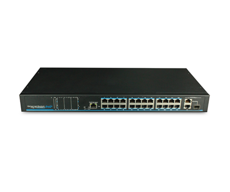 Picture of 24-port PoE Network Switch