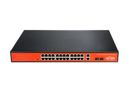 Picture of 24-port PoE Network Switch